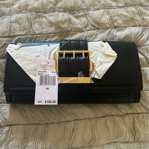 NWT Michael Kors Clutch and Dust Bag - Picture 6 of 6